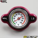 MOTO thermometer radiator capCROSS Sling, Yamaha, Kawasaki, Suzuki, KTM, Husqvarna... 4MX red