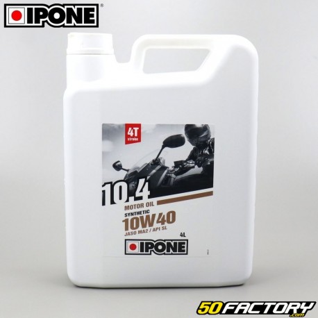 Aceite de motor 4T 10W40 Ipone Semisíntesis 10.4 4L