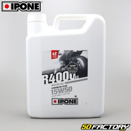 Olio motore 4 15W50 Ipone R4000 RS semisintesi 4L