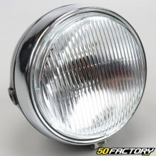 Round headlight motorcycle, moped, coffee racer Ø130mm glossy black