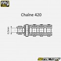 Kit chaîne 12x52x136 Peugeot XR6 et XP Street Fifty