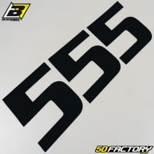 number stickers cross 5 black 20 cm Blackbird (3 game)