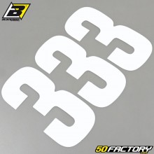 number stickers cross 3 white 16 cm Blackbird (3 game)