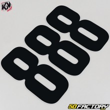 Numbers cross 8 black 16x7,5cm (3 game)