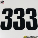 numbers cross black 16x7,5cm (30 set)