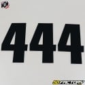 numbers cross black 13x7cm (30 set)
