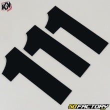 adesivos de número cross 1 preto 13 cm Kutvek (conjunto de 3)