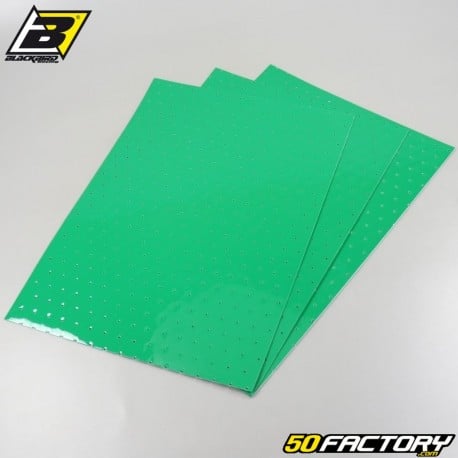Pranchas adesivas de vinil Blackbird verde perfurado 47x33cm (conjunto de 3)