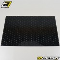 Adhesive vinyl planks Blackbird black perforated (3 set)