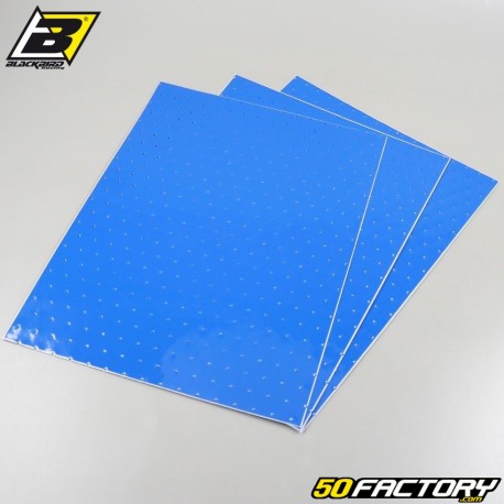 Plance adesive in vinile Blackbird blu perforato 47xx33cm (set 3)