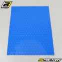 Adhesive vinyl planks Blackbird blue perforated 47xx33cm (3 set)