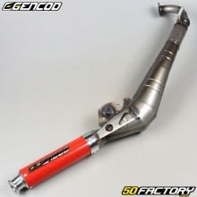 Exhaust tailpipe Gencod red cartridge Peugeot 103 SP, MVL,  SPX...