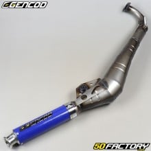 Exhaust tailpipe Gencod Peugeot 103 SP, MVL,  SPX... blue cartridge