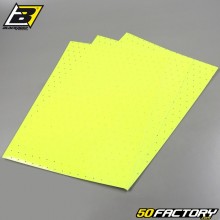 Hojas de vinilo adhesivo Blackbird amarillo fluorescente perforado 47x33cm (juego de 3)