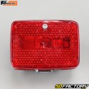 Rear light (type Luxor 75) Peugeot 103, MBK 51 chrome red cabochon