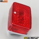 Rear light (type Luxor 75) Peugeot 103, MBK 51 chrome red cabochon