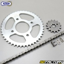 Kit de cadena transmisión 15x44x128 Honda CBR  125 (2011 a 2017) Afam  gris