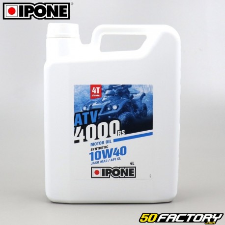 Olio motore 4 10W40 Ipone ATV 4000 RS semi sintesi 4L