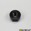 Dado ø10x1.25mm filettatura standard con base in alluminio anodizzato nero