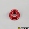 Ø10x1.25mm tuerca con base de aluminio anodizado rojo