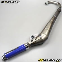 Exhaust tailpipe Gencod MBK 51 blue cartridge