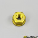 Nut Ã10x1.25mm standard thread with aluminum gold anodized base