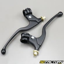 Black universal front clutch and brake levers