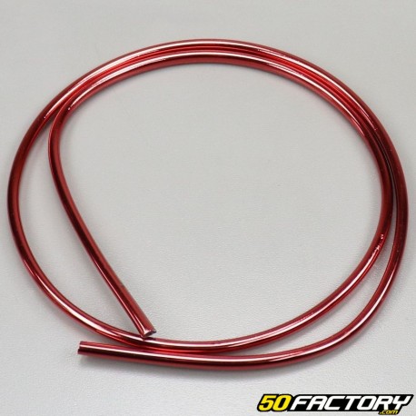 Reinforced rubber seal (snap-on) U red (1 meter)