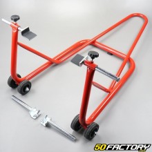 Red reinforced motorcycle stand Lift
