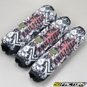 Coperture ammortizzatori Suzuki LTR 450 Mulisha di metallo