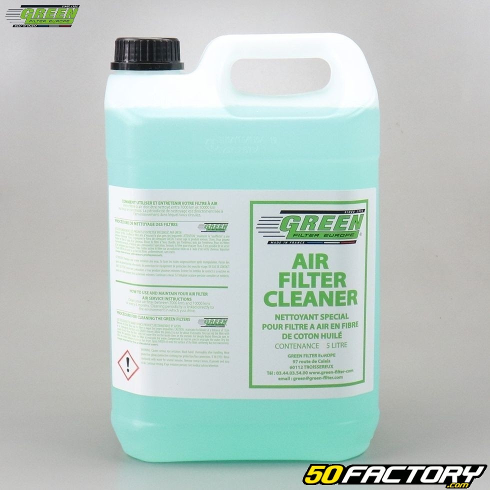 Nettoyant filtre à air Green Filter 5L – Pièce moto, quad