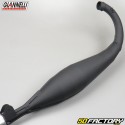 scarico Giannelli Nero Gun MBK 51, nero Motobecane (con vernice per alte temperature)