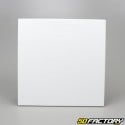 Placa de matrícula de PVC 22x22cm Quad blanco