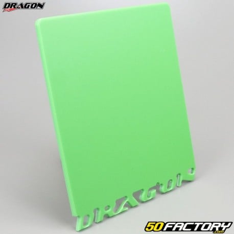 Placa de matrícula em PVC 20x20cm Quad Drag&#39;on verde