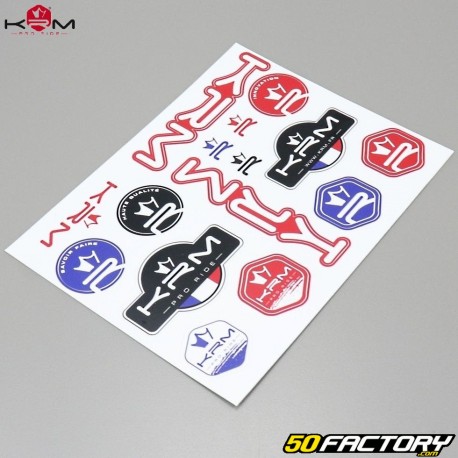 KRM sticker sheet Pro Ride