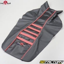 Capa de banco Derbi Senda, Gilera SMT, RCR  (XNUMX - XNUMX)...KRM Pro Ride  vermelho