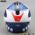 Casque intégral HJC C70 Koro MC21SF bleu et blanc