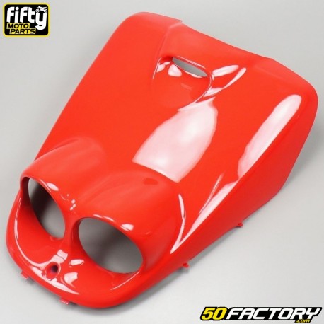 Face avant Yamaha Bw's NG (1996 à 1998), MBK Booster Rocket 50 2T Fifty rouge