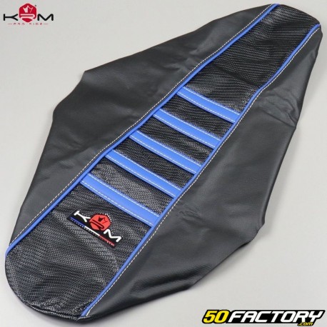 Seat cover Yamaha DT, MBK Xlimit, Malaguti XSM,  XTM (2003 to 2011) KRM Pro Ride Blue