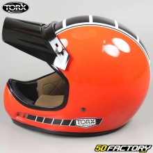 Helm vintage TorxBrad Legend Racer leuchtend rot