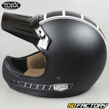 Helmet vintage Torx brad Legend Racer Matte Black