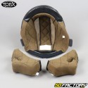 Casco vintage TorxBrad Legend Racer nero opaco