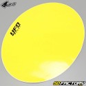 Plate background Vintage Oval UFO yellow