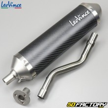 Silenziatore Derbi Senda,  Gilera SMT,  RCR... (da 2018) Leovince X-Fight carbonio (con scarico originale)