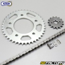 Kit de cadena de transmisión 15x42x130 Kymco Quannon  125 Afam  gris