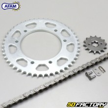 Kit de cadena de transmisión 14x48x128 Rieju RS3  125 Afam  gris