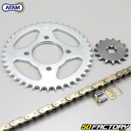 Kit catena rinforzata 15x41x128 Suzuki RG 125 (1985 a 1990) Afam  or