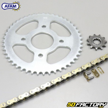 Kit de correntes reforçadas 11x47x132 MBK X-Power,  Yamaha TZR  50  Afam  or