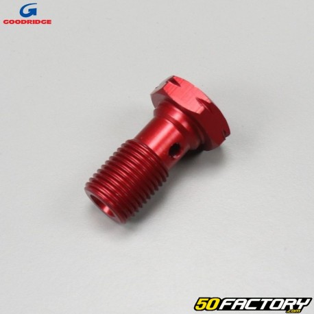 Vite freno Banjo Ã˜10x1.00 mm singolo Goodridge rosso V1