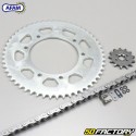 Kit catena O-ring rinforzata 13x53x130 Derbi Senda,  Gilera SMT 50 ... Afam grigio